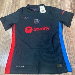 Nike Black Jersey with Red and Blue Accents